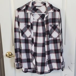Red, black, and white flannel